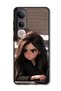 Case Compatible with Vivo V50 Lite Protection Shockproof Bumper Cover Angry Girl