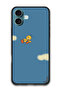 Protective Case Anti Scratch Shock Proof Cover For iPhone 16 Plus (6.7)-inch Yellow Bird Flying