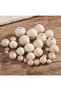 Raw Beads, Pacifier Chain Wooden Beads, Bird Ornament Beads, Necklace, Bracelet Making 12mm (50Gr-85Adt) - 2