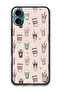 Protective Case Anti Scratch Shock Proof Bumper Cover For iPhone 16 Plus (6.7)-inch Coffee Patterns