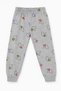 Girl's Pajama Set 2 Piece Set Heart and Girl's Patterned Children's Pajama Set 100% Cotton - 5