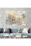 لوحة فنية جدارية قماشية كانفس بتصميم إسلامي إطار بني، 60×90 سم - 2