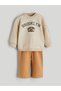 Leave Your Style with Us |   Crew Neck Baby Boy Sweatshirt and Sweatpants Set of 2