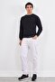 Men's Regular Fit Crew Neck Black Sweatshirt - 3