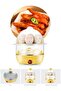 Stainless Steel Electric Egg Cooker, Egg Steamer, Double Layer Boiled Egg Cooker, Can Cook - 6