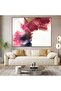 لوحة جدارية قماشية كانفس تجريدية بإطار فضي، 40×60 سم - 5