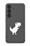 Protective Liquid Silicone Shockproof Case For Samsung Galaxy S25 Plus (Blue) - Offline Dino