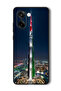 Case Compatible with OnePlus Nord CE 5 6.77 Inch Protection Shockproof Cover Burj Khalifa UAE Flag