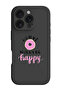 iPhone 16 Pro Black Protective Liquid Silicone Shockproof Case - dont-worry-be-happy