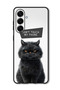 Case Compatible with Samsung Galaxy F16/ M16 Protection Shockproof Cover Dont Touch My Phone Cat
