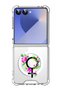 Case for Samsung Galaxy Z Flip 7 Compatible with MagSafe, Shockproof Phone Cover womens day floral