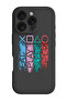 iPhone 16 Pro Max Black Protective Liquid Silicone Shockproof Case - Eat play sleep