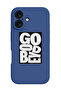 iPhone 16 Blue Protective Liquid Silicone Shockproof Case - Goodbye