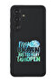 Protective Liquid Silicone Case For Samsung Galaxy S25 Plus (Black) - My brain has too many