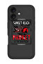 iPhone 16 Plus Black Protective Liquid Silicone Shockproof Case - Sunset Beach