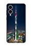 Case Compatible with Samsung Galaxy S25 Edge Protection Shockproof Cover Burj Khalifa UAE Flag