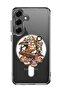 Case for Samsung Galaxy S25 Plus 6.7-inch Compatible with MagSafe, Shockproof Phone Cover Pizza dj