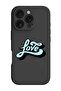 iPhone 16 Pro Black Protective Liquid Silicone Shockproof Case - Be Happy