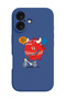 iPhone 16 Plus Blue Protective Liquid Silicone Shockproof Case - What a beautiful day