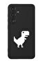 Protective Liquid Silicone Shockproof Case For Samsung Galaxy S25 Plus (Black) - Offline Dino
