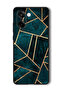 Case Compatible with OnePlus Nord CE 5 6.77 Inch Protection Shockproof Cover Green Geometrical
