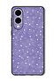 Case Compatible with Samsung Galaxy S25 Edge Protection Shockproof Cover Hearts Purple