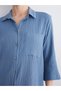 Quality Parts from Celebi Store |   Textured Muslin Shirt Dress - 3