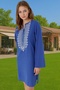 Women's Maxi Dress Embroidered Flared Woven Cotton Summer Indispensable Durable Material - 4