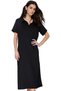 Women's Knitted Short Sleeve Polo Neck Midi Dress Comfortable Summer Casual Style Summer's Must-Have