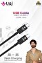 U&I Type-C to Type-C Cable 1.8m, 120W Fast Charging, 5A Data Transfer, Compatible with iPhone 15 - 3