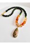 Unakit and Agate Natural Stone Necklace 50 cm - 4