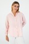 Women's Light Powder Oxford Textured Fabric Relaxed Fit Shirt 1500072 - Stylish and Convenient