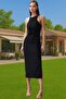 Women's Evening Dress Shiny Rhinestone Midi Length Body-Hugging Special Occasions Summer Indispensable - 2