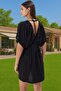 Women's Floral Pattern Mini Beach Dress Comfortable Fit Viscose Fabric Summer Essential for Summer - 4