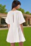 Women's Muslin Mini Dress Cotton Comfortable Shift Mold Summer Beach Daily Use Modern Design - 5