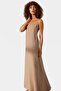 Women Maxi Linen Dress Shift Mold V-Neck Casual Summer Style Weekend Durable Material - 4