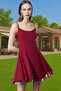 Women's Chiffon A-Line Evening Dress Summer Short Lined Evening Dress Special Occasions Daily Use - 3