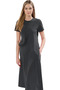 Women's Midi Length Knitted Dress Pocket Detail Cotton Daily Use Weekend Summer Essential