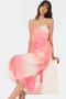 Women's Maxi Dress Multi Floral Pattern A-Line Satin Summer Casual and Special Occasions Weekend - 3