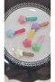 Colorful Bead Detailed Girl's Buckle Pinch Buckle Elegant-8238 - 3