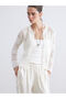 Zero Roba Collar Openwork Women's Knitwear Cardigan for Style Seekers from Uzg Store