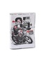 Nt-109 Snapy for Boys Pvc Covered Notebook with Rubber and Stripes