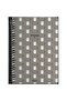 Papyrus Meow/Hav Hav Mix Hard Cover Spiral 16X23 120Yp. Checked Notebook - Single