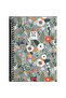 Papyrus Summer Hard Cover Spiral 16X23 120Yp. Checked Notebook - 2