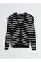 Create Your Style from Uzg Store |   V-Neck Striped Women's Knitwear Cardigan - 7