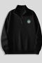 Legendary Printed Half Zipper Stand Collar 3 Thread Thick Winter Women'S/Men's Unisex Sweatshirt