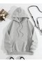 Unisex Y2K Men/Women Heart Cat Printed Hooded Cotton Oversized Sweatshirt Hoodie - 3