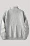 California Printed Half Zipper Stand Collar 3 Thread Thick Winter Women's / Men's Unisex Sweatshirt - 2