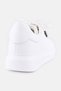 Women Jewel Lace Up Casual Shoes, White - 4