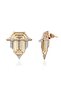 Sienna Steel Gold Earrings - 2